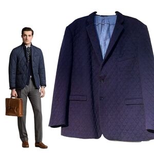 US Polo ASSN. Dark Blue Quilted Blazer